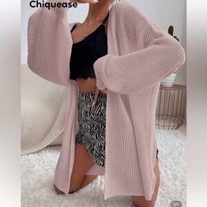 SHEIN Light Pink Women's Cardigan